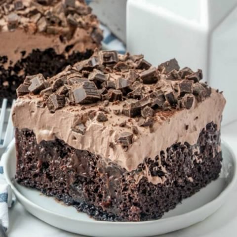 Pastel de chocolate muerto