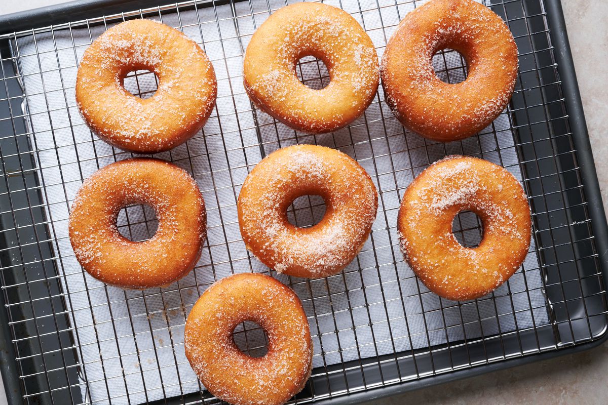 Rosquillas de sidra de manzana al horno Cocina Facil