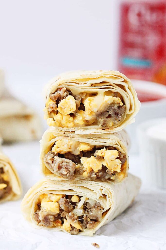 Receta de burritos de desayuno congelados Cocina Facil