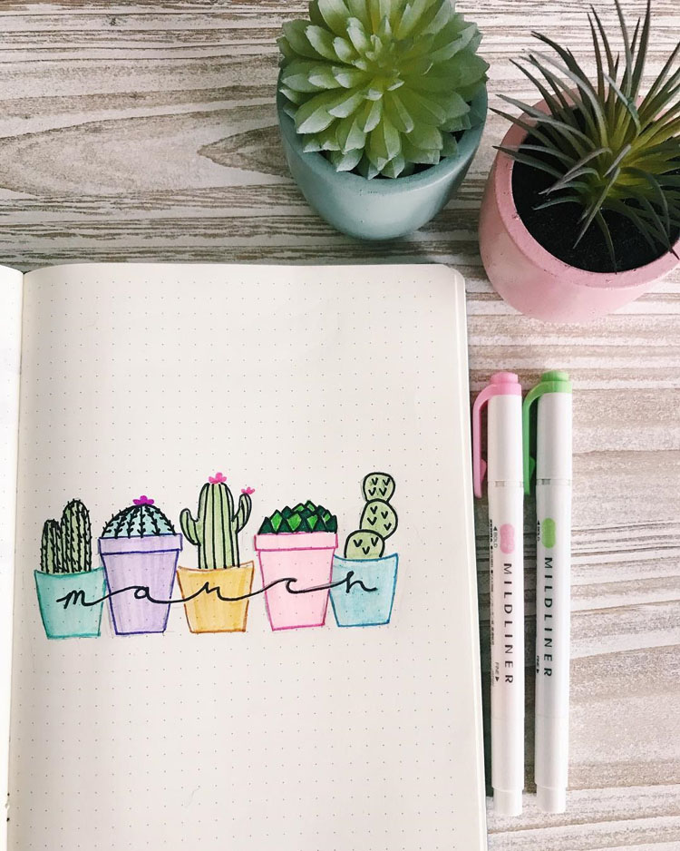 Sale el Bullet Journal de marzo