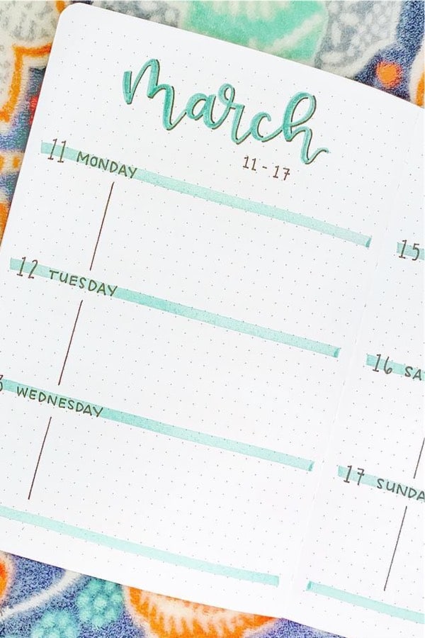 Sale el Bullet Journal de marzo