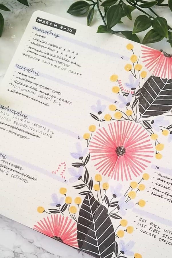 Sale el Bullet Journal de marzo