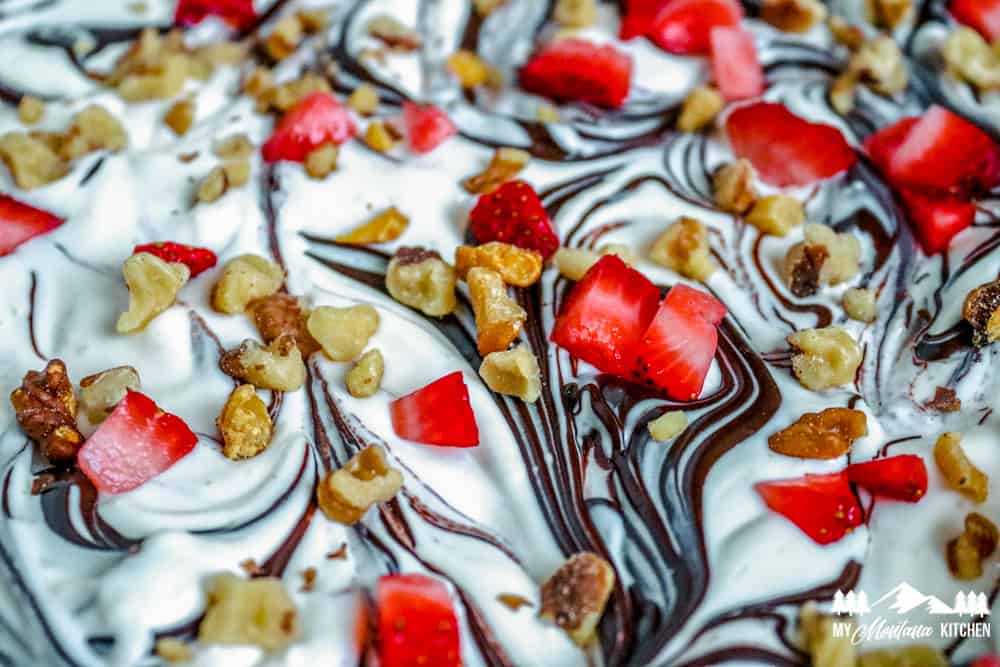 Tarta de queso con cáscara de yogur