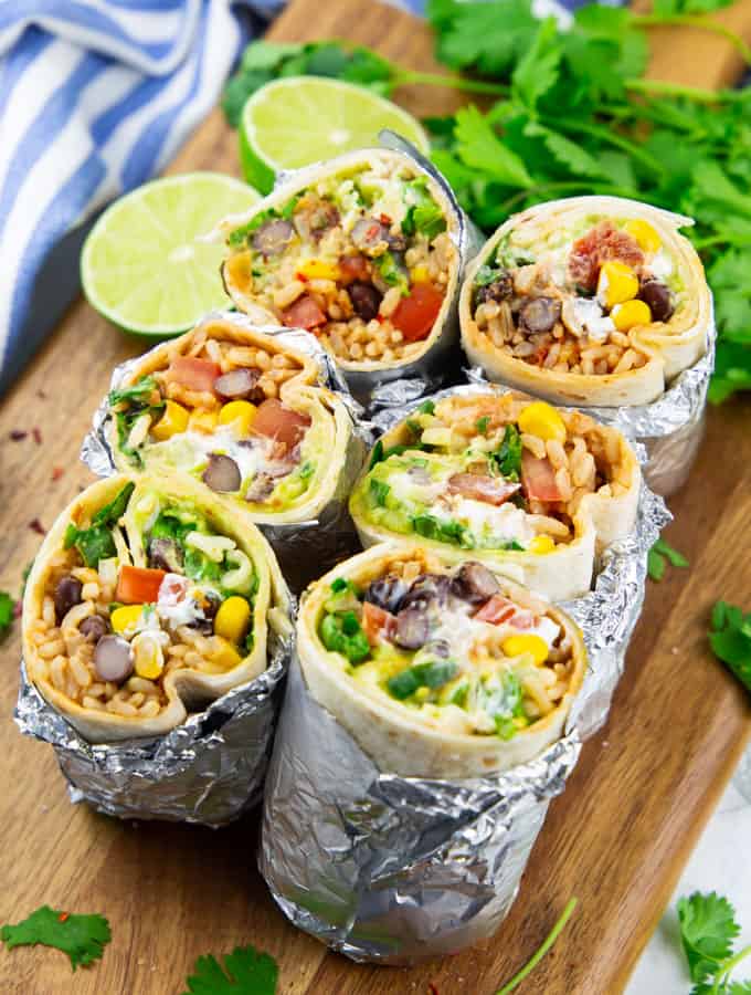 recetas de burritos veganos