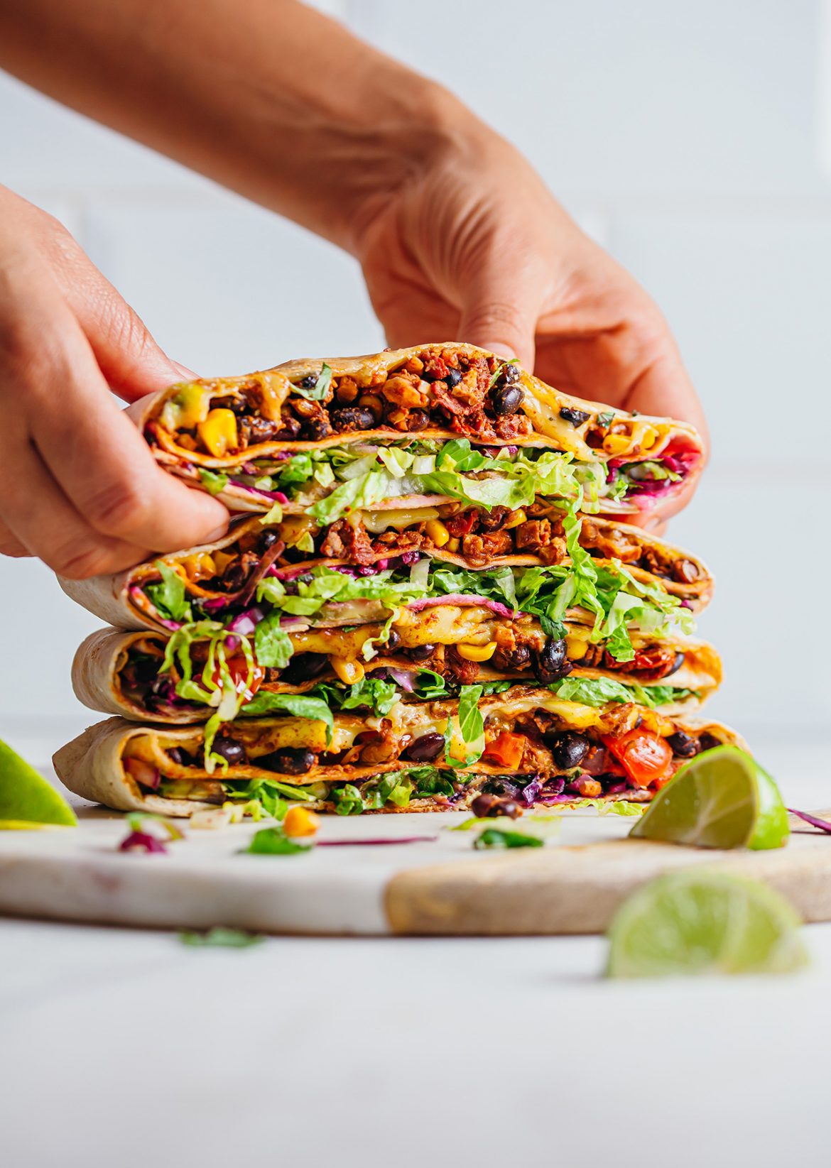recetas de burritos veganos