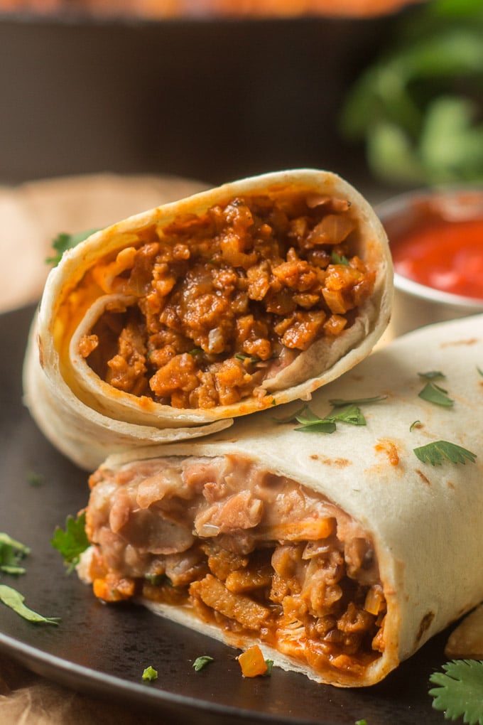 recetas de burritos veganos