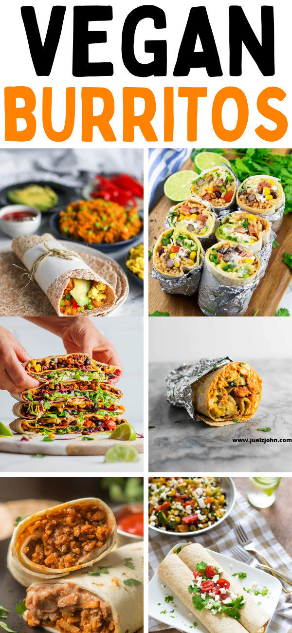 recetas de burritos veganos