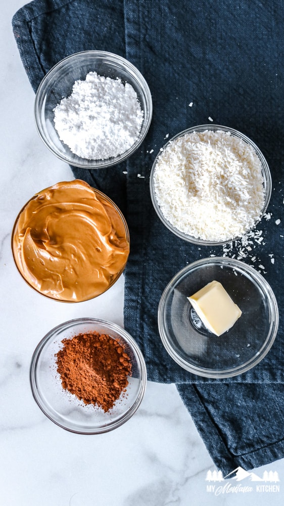 ingredientes para galletas keto sin levadura