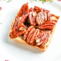 Imagen de pastel de nuez bajo en carbohidratos