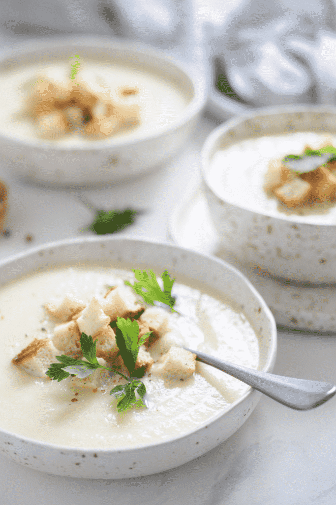 sopa de coliflor