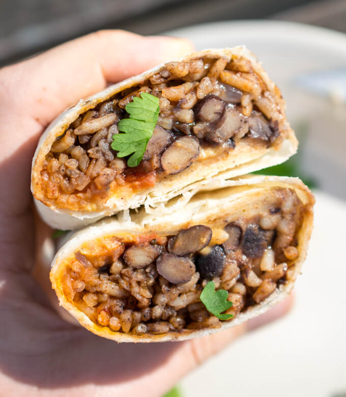 recetas de burritos veganos