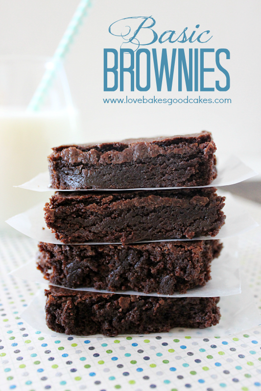 Brownies básicos: ¡probablemente tengas todo lo que necesitas para hacer estas delicias de chocolate! #Brownie de chocolate
