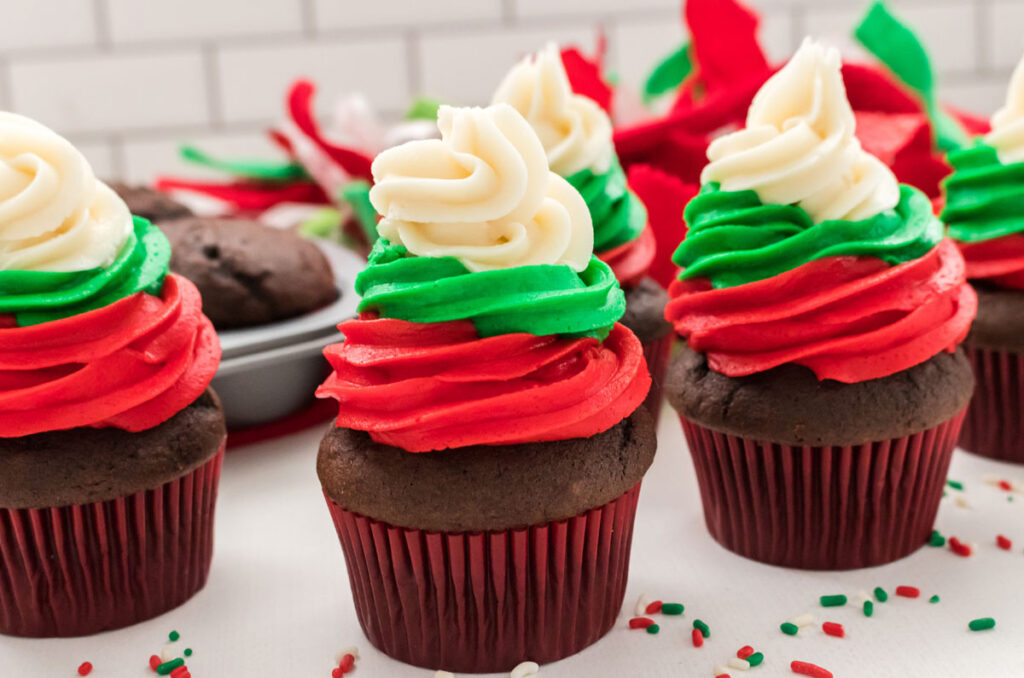 Cupcakes Navideños Fáciles - Cocina Facil