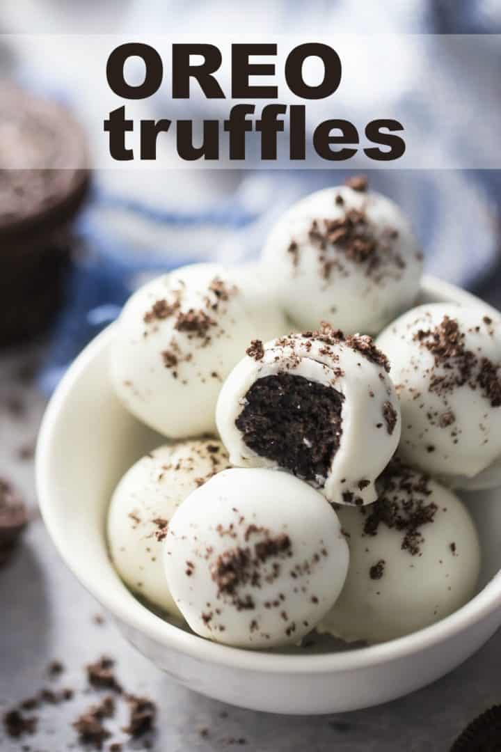 Receta fácil de trufas Oreo
