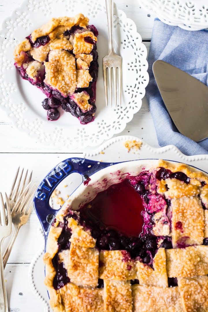 Receta de pastel de arándanos a la antigua