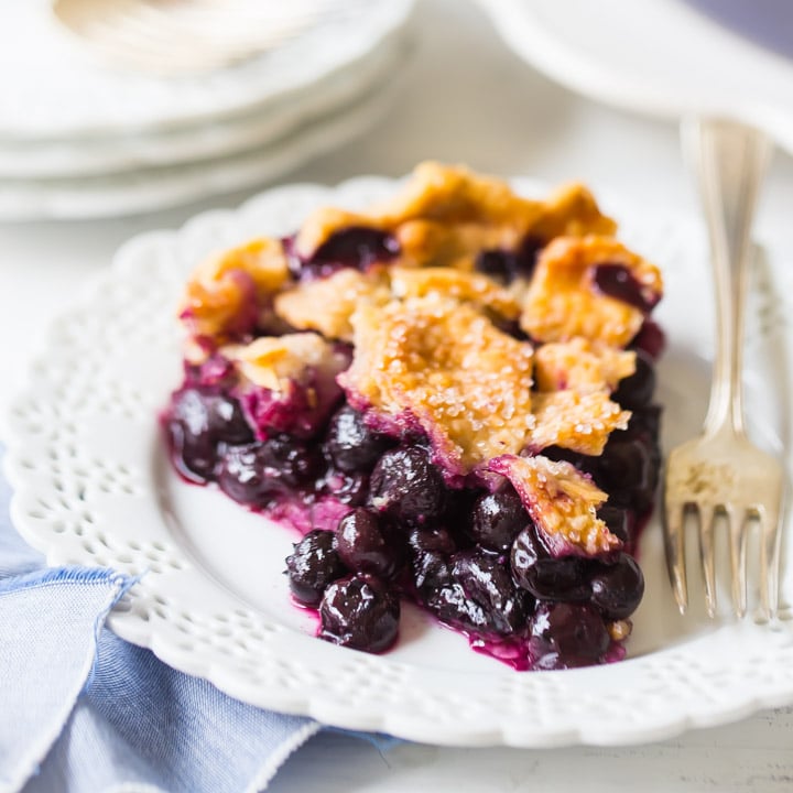 La mejor receta de pastel de arándanos.