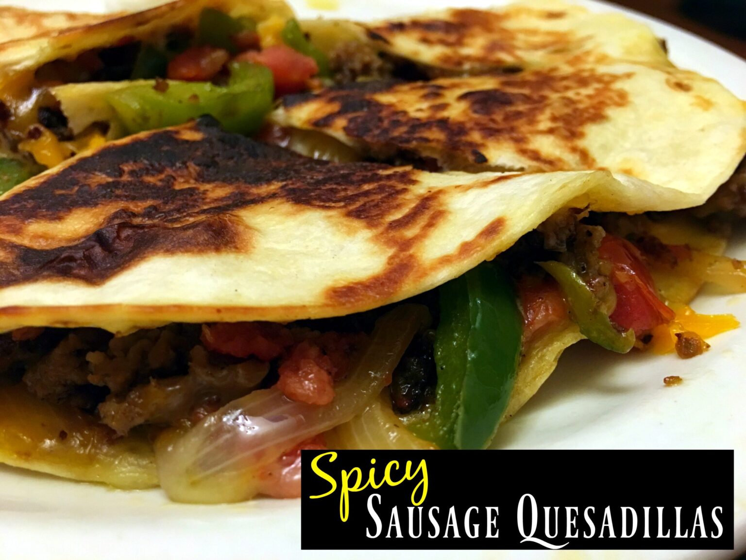 Quesadillas de chorizo picante Cocina Facil