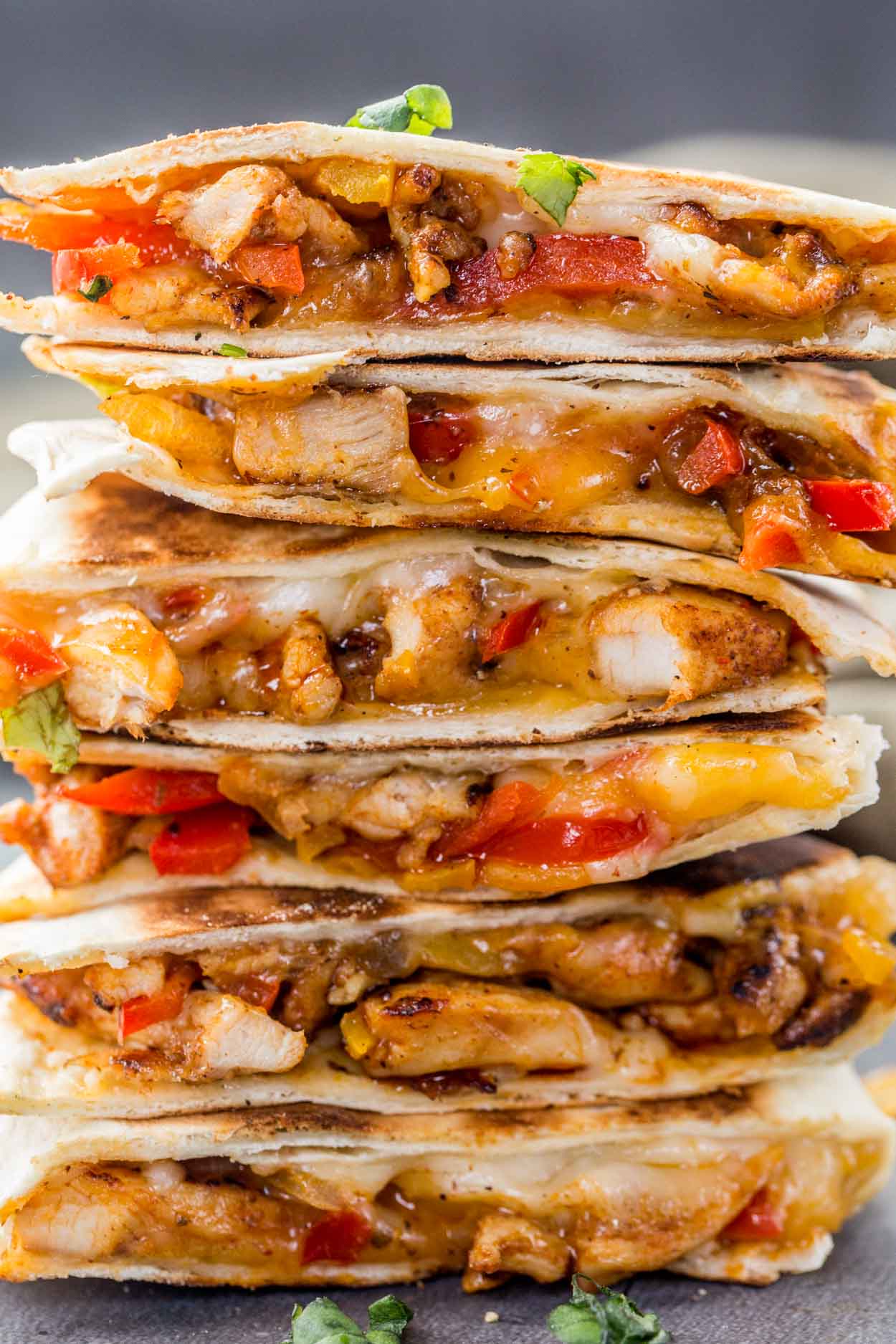receta de quesadilla de fajita de pollo Cocina Facil
