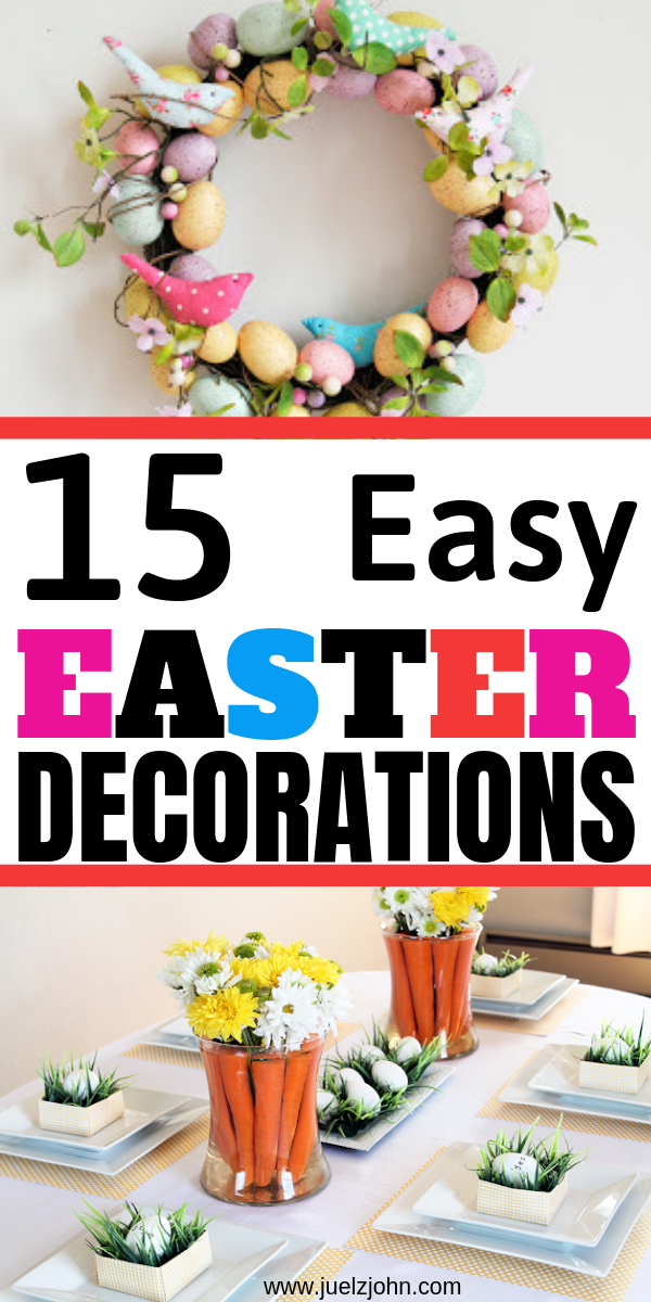Ideas de decoración de Pascua