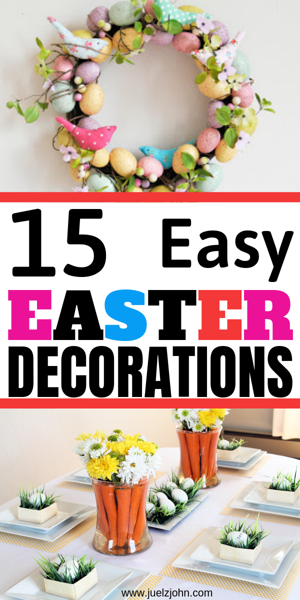 Ideas de decoración de Pascua 