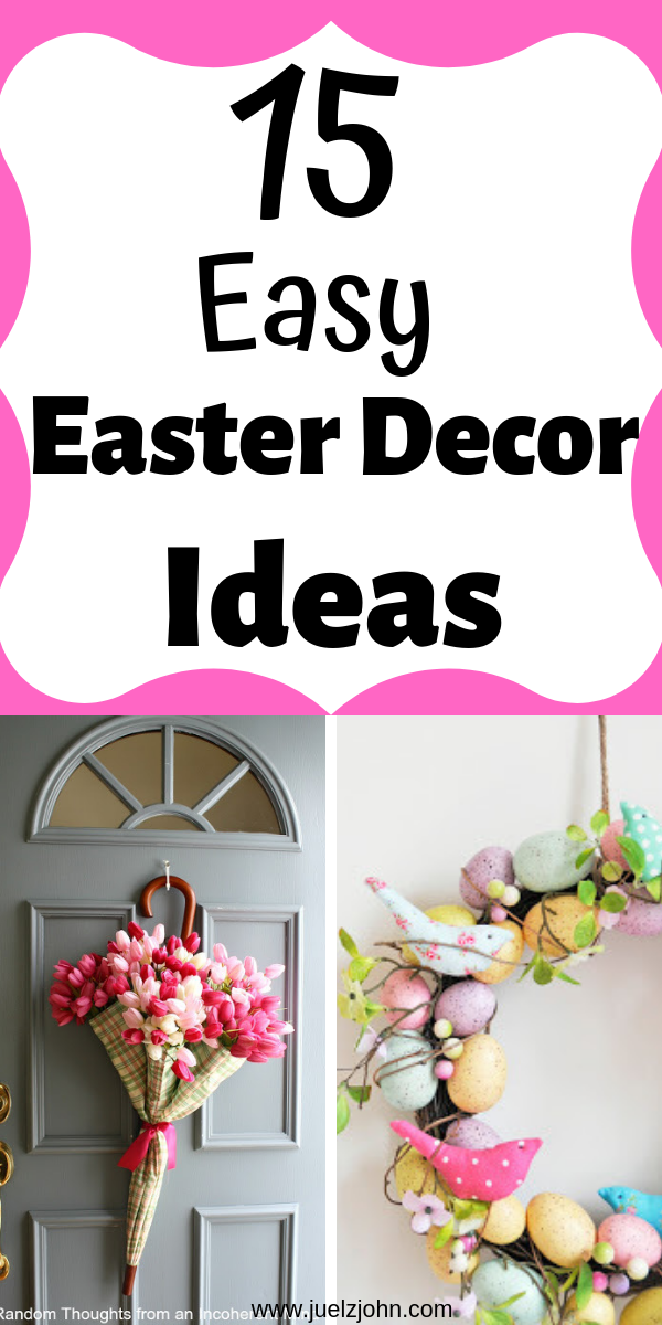 ideas de decoración de pascua