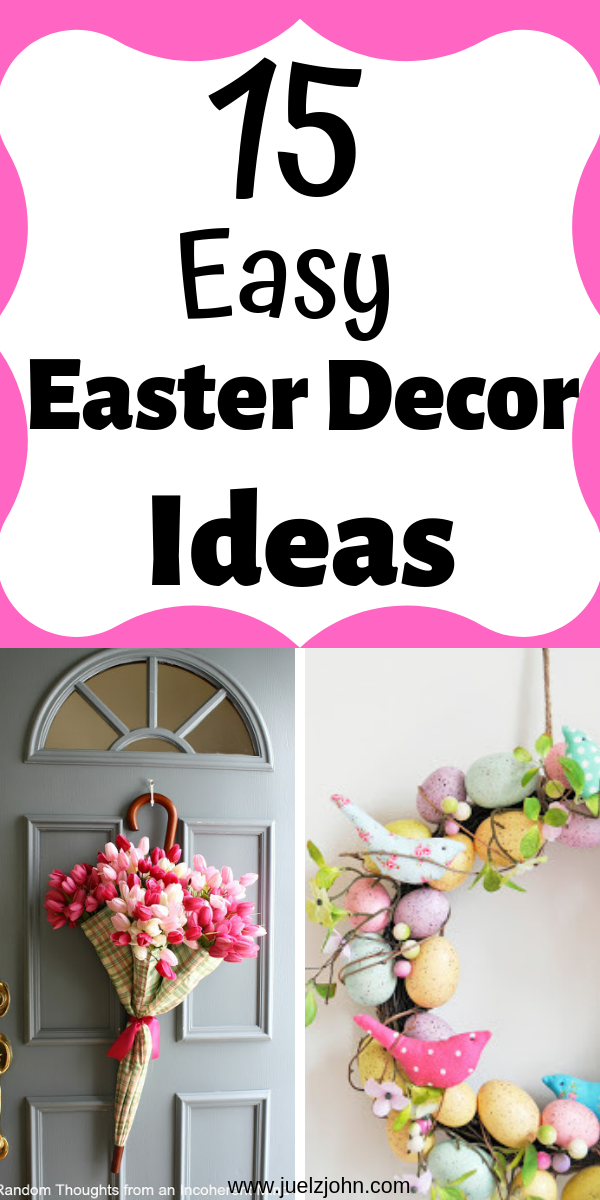 ideas de decoración de pascua 