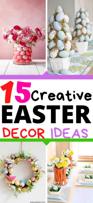 ideas de decoración de pascua fáciles y de bricolaje