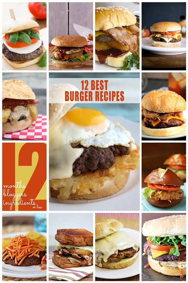 12 recetas de hamburguesas - # 12 junio blogger