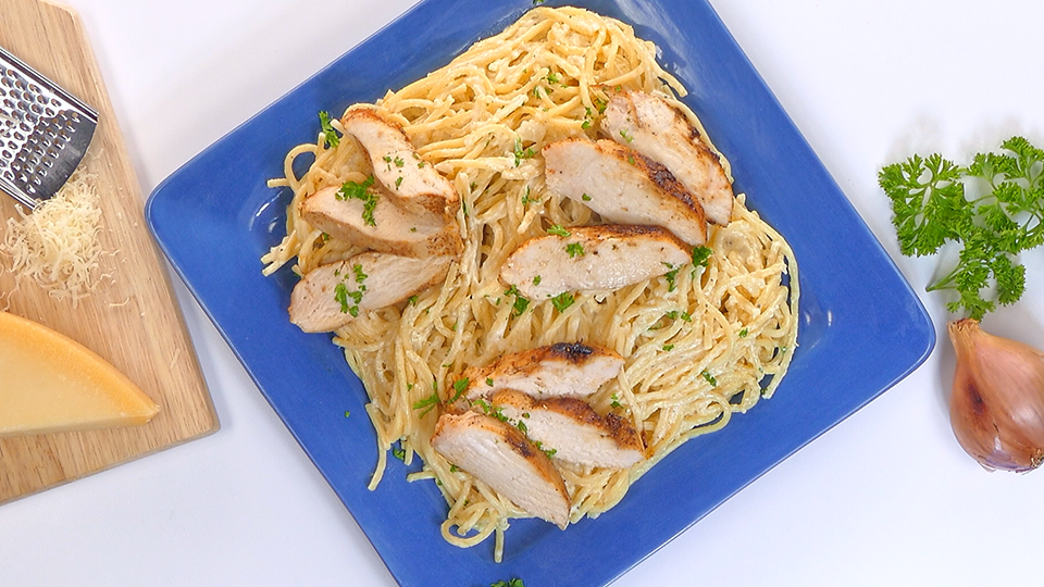 Pollo Asado Alfredo | Las recetas de la tía Bee