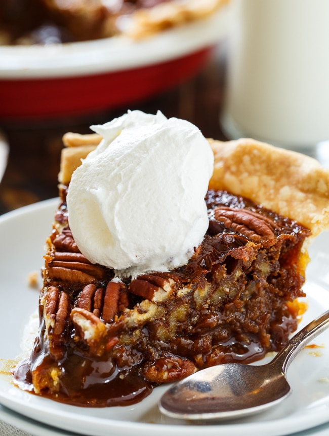 Tarta de nueces y caramelo de Paula Deen. Tiene un profundo sabor a caramelo.