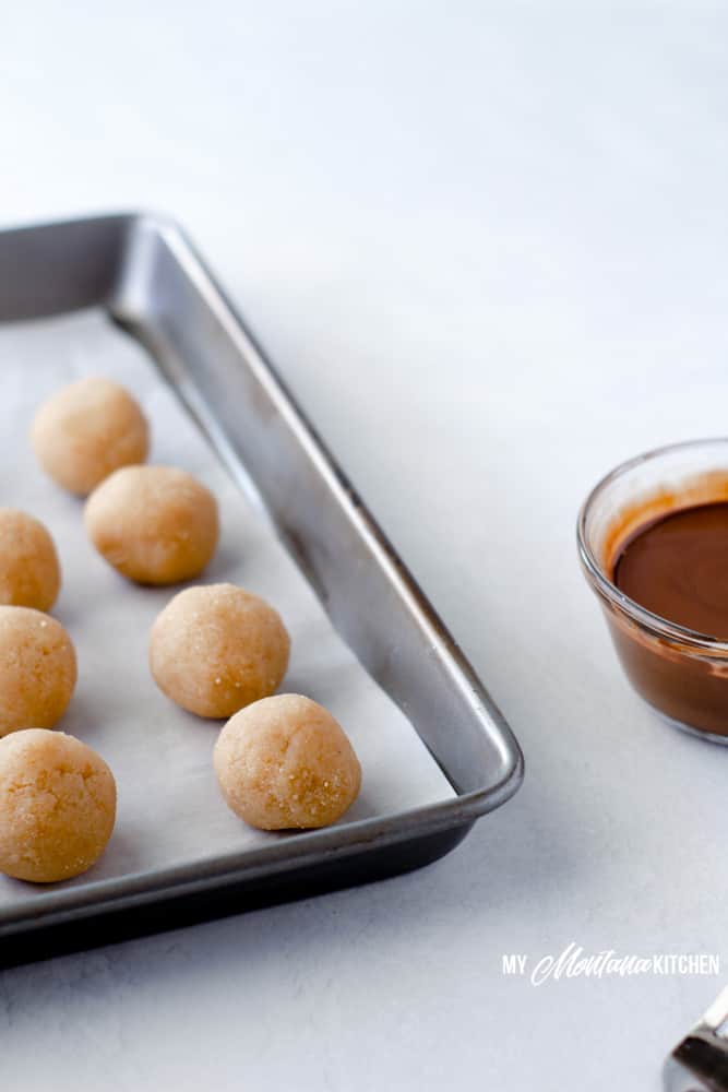 Imagen de trufas de galletas bajas en carbohidratos