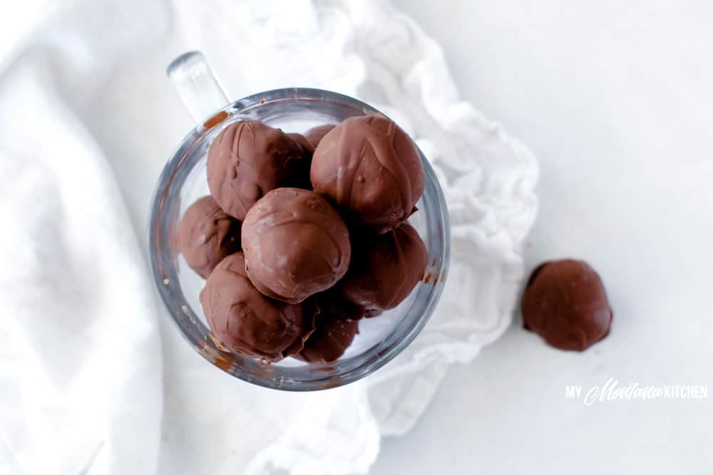 Imagen de trufas de galletas bajas en carbohidratos