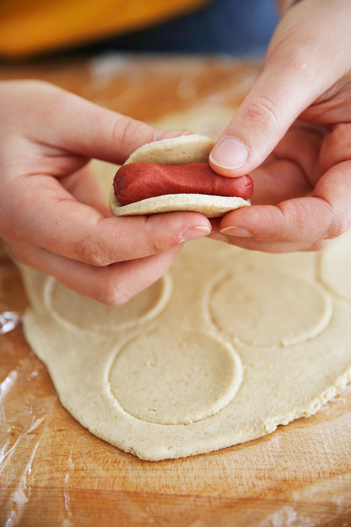 Hacer cerdos sin gluten en una manta