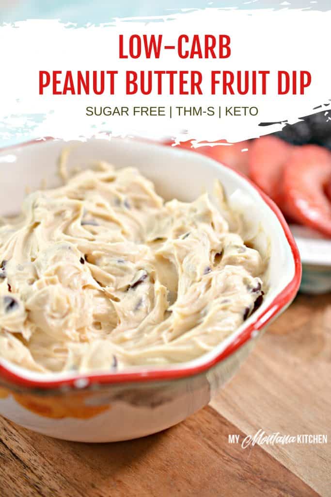 Dip de frutas fácil en un frutero