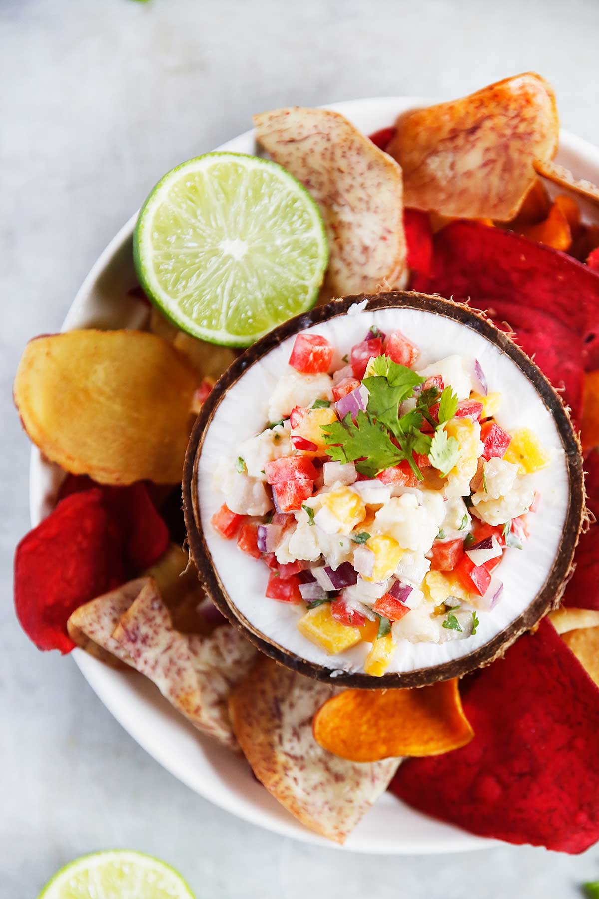 Ceviche de coco al curry - Lexi's Clean Kitchen