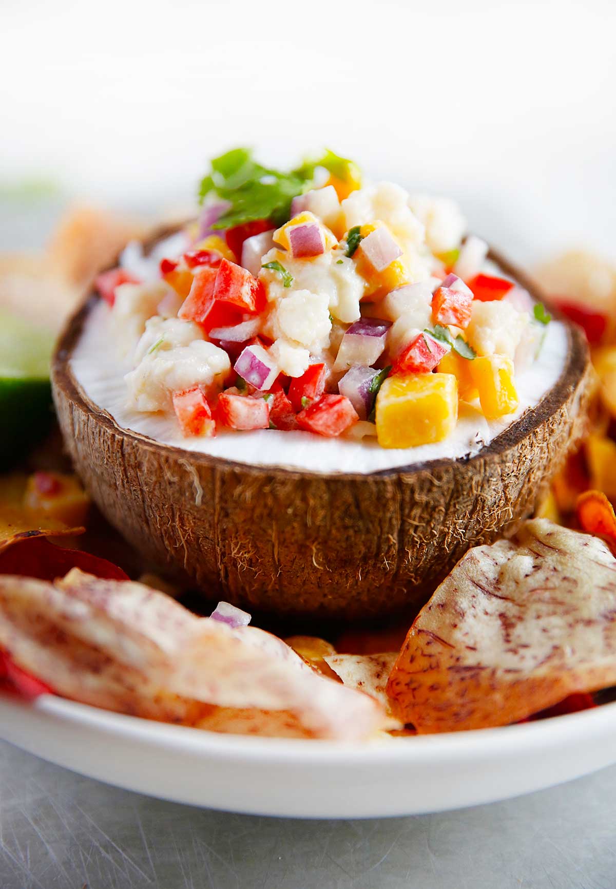 Ceviche de coco al curry - Lexi's Clean Kitchen