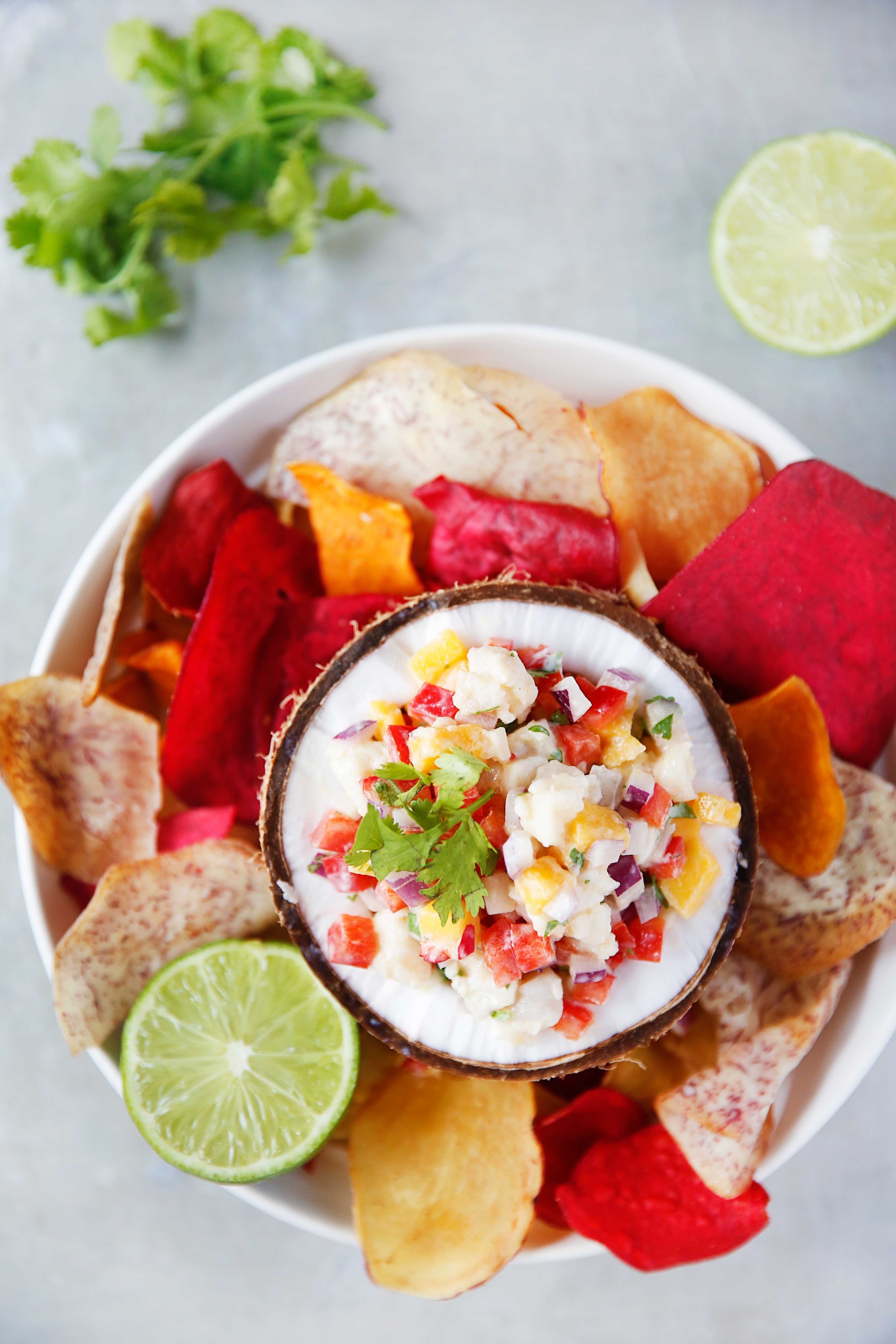 Ceviche de coco al curry - Lexi's Clean Kitchen