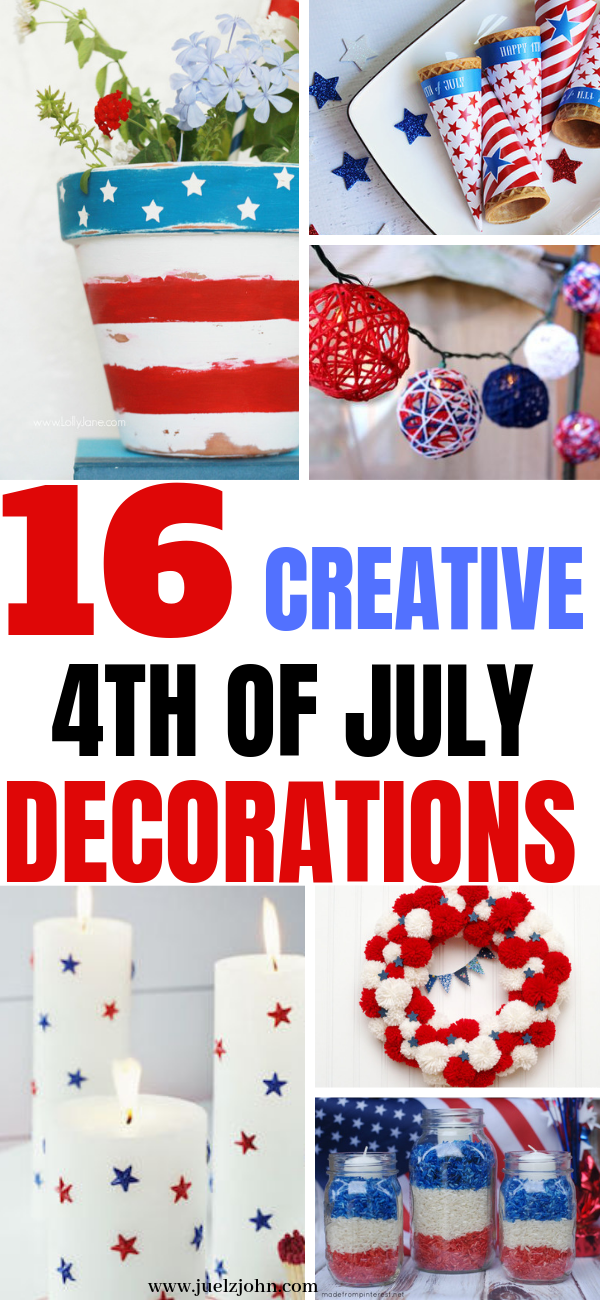 decoración del 4 de julio
