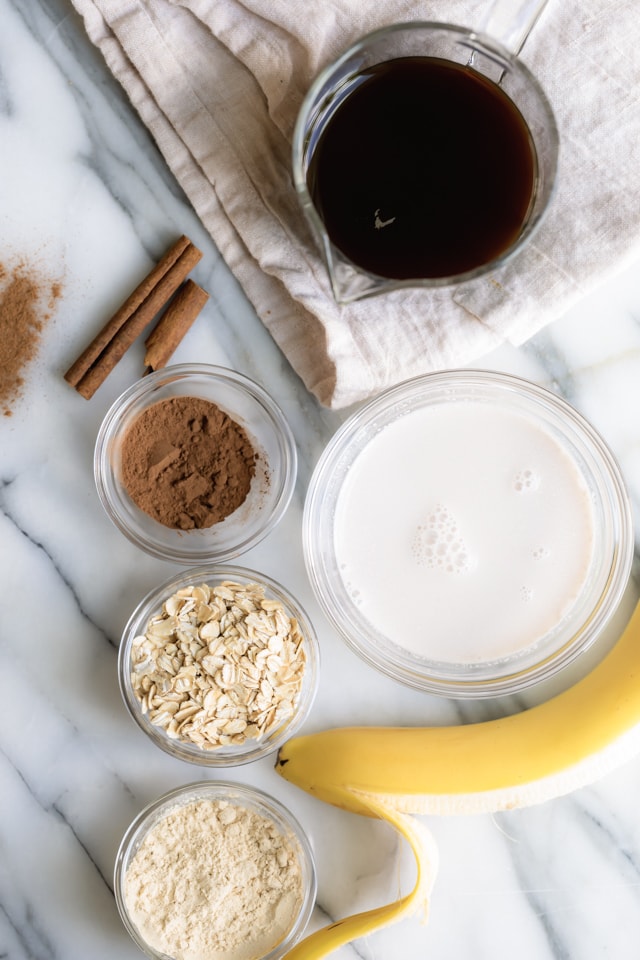 Ingredientes necesarios para preparar la bebida
