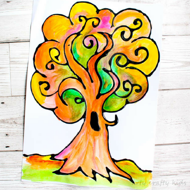 manualidad infantil de otoño