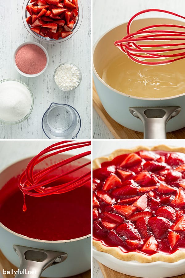 Ingredientes para tarta de fresas