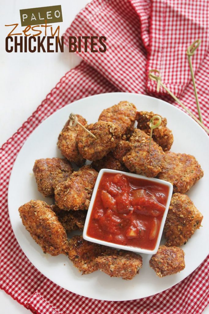 Paleo Zesty Chicken Nuggets - Lexi's Clean Kitchen