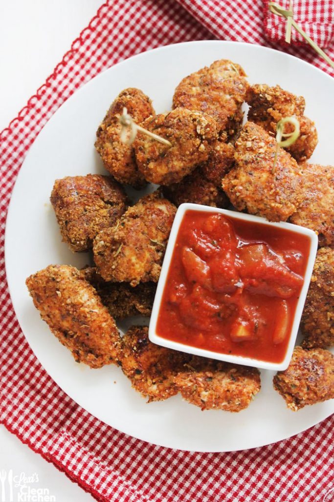 Paleo Zesty Chicken Nuggets - Lexi's Clean Kitchen