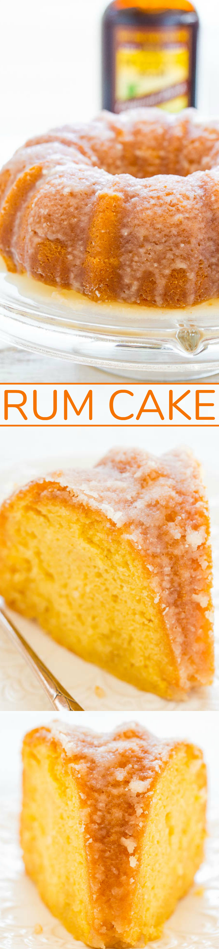 Pastel de ron: ¡un trago doble de ron en este pastel FÁCIL que es extremadamente húmedo, mantecoso y literalmente jugoso de todo el ron! ¡El pastel de entretenimiento navideño perfecto que a todos les encantará!