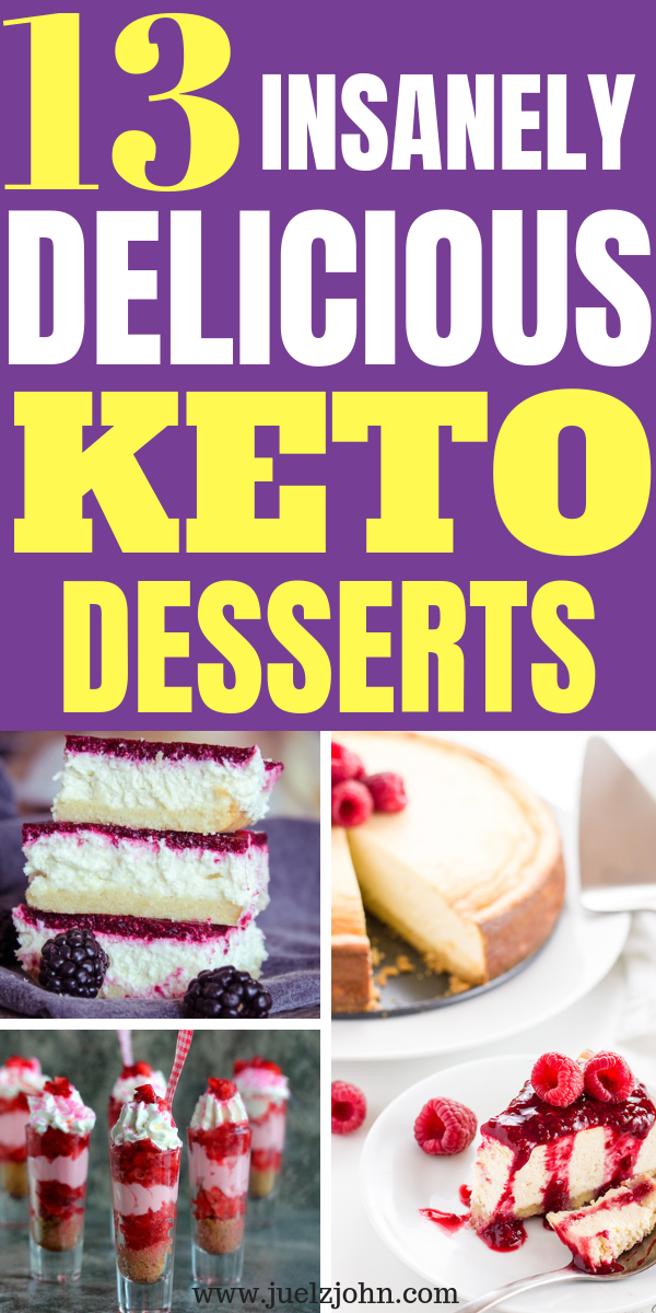 recetas fáciles de postres cetogénicos