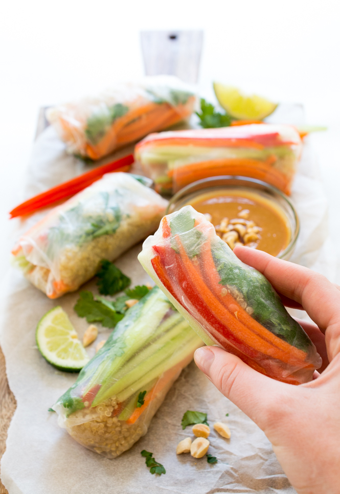 Rollo primavera de camarones | chefsavvy.com