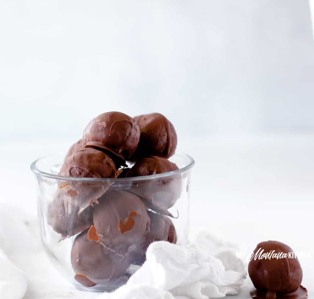 Imagen de trufas de galletas bajas en carbohidratos