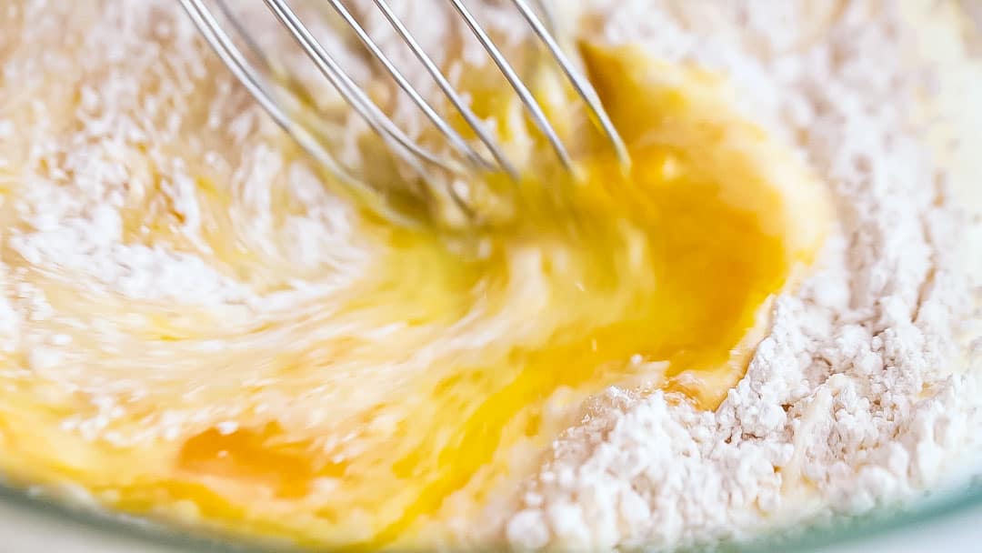 Masa de pastel de budín de limón.