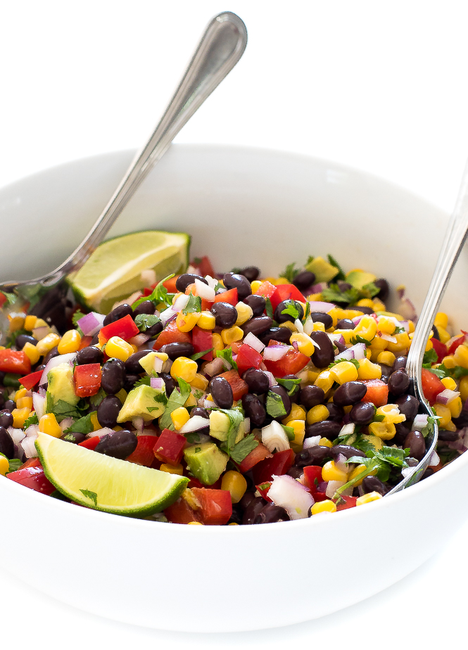 Salsa de Maíz y Frijoles Negros | chefsavvy.com