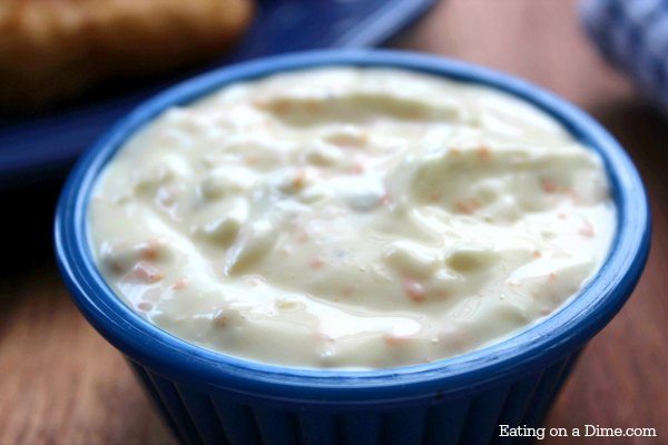 Salsa tártara de bogavante rojo fácil de preparar